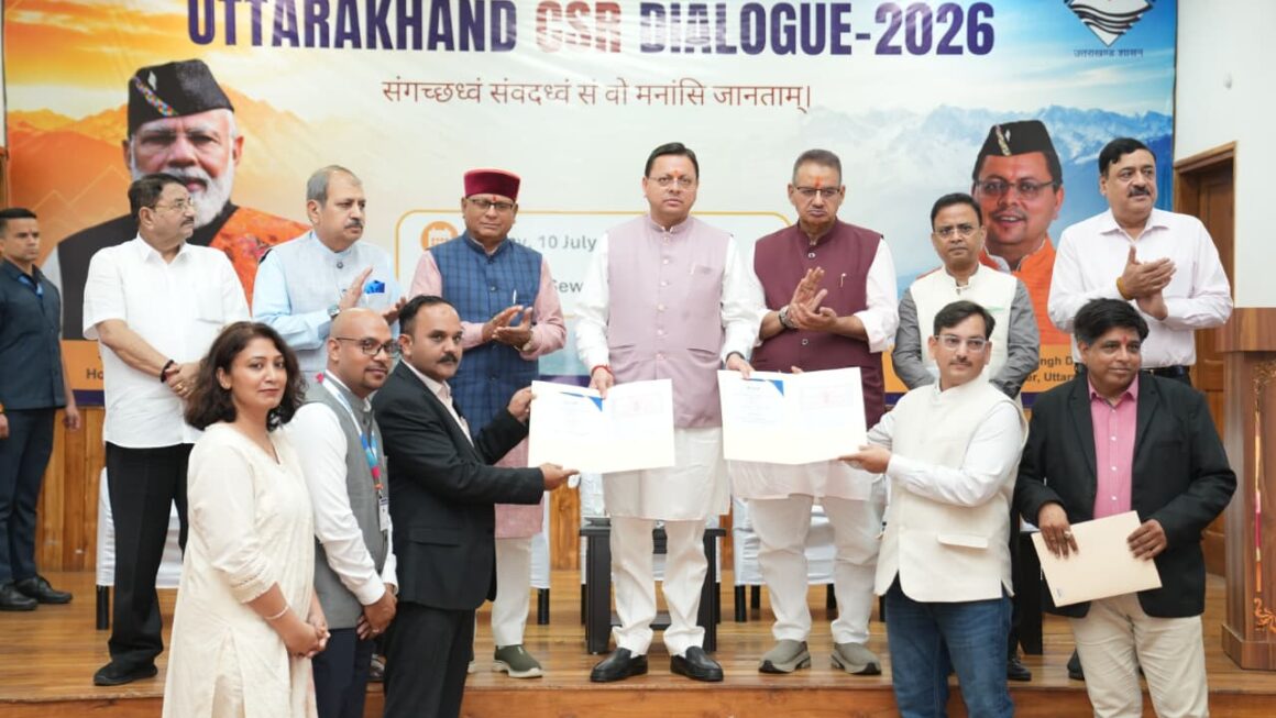 मुख्यमंत्री पुष्कर सिंह धामी ने ‘उत्तराखंड सीएसआर डायलॉग’ कार्यक्रम में उद्योग जगत के प्रतिनिधियों के साथ किया संवाद