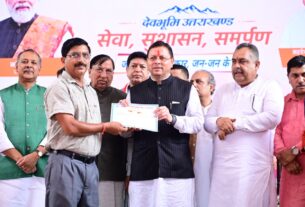 मुख्यमंत्री पुष्कर सिंह धामी ने कहा, सरकार  स्वयं जनता के द्वार पहुंचकर कर रही समस्याओं का समाधान
