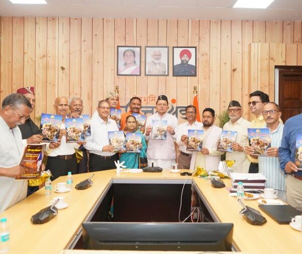 मुख्यमंत्री धामी ने उत्तराखण्ड क्षत्रिय कल्याण समिति की वेबसाइट एवं क्षत्रिय जागरण स्मारिका का किया विमोचन